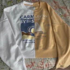 2 Cropped sweatshirts